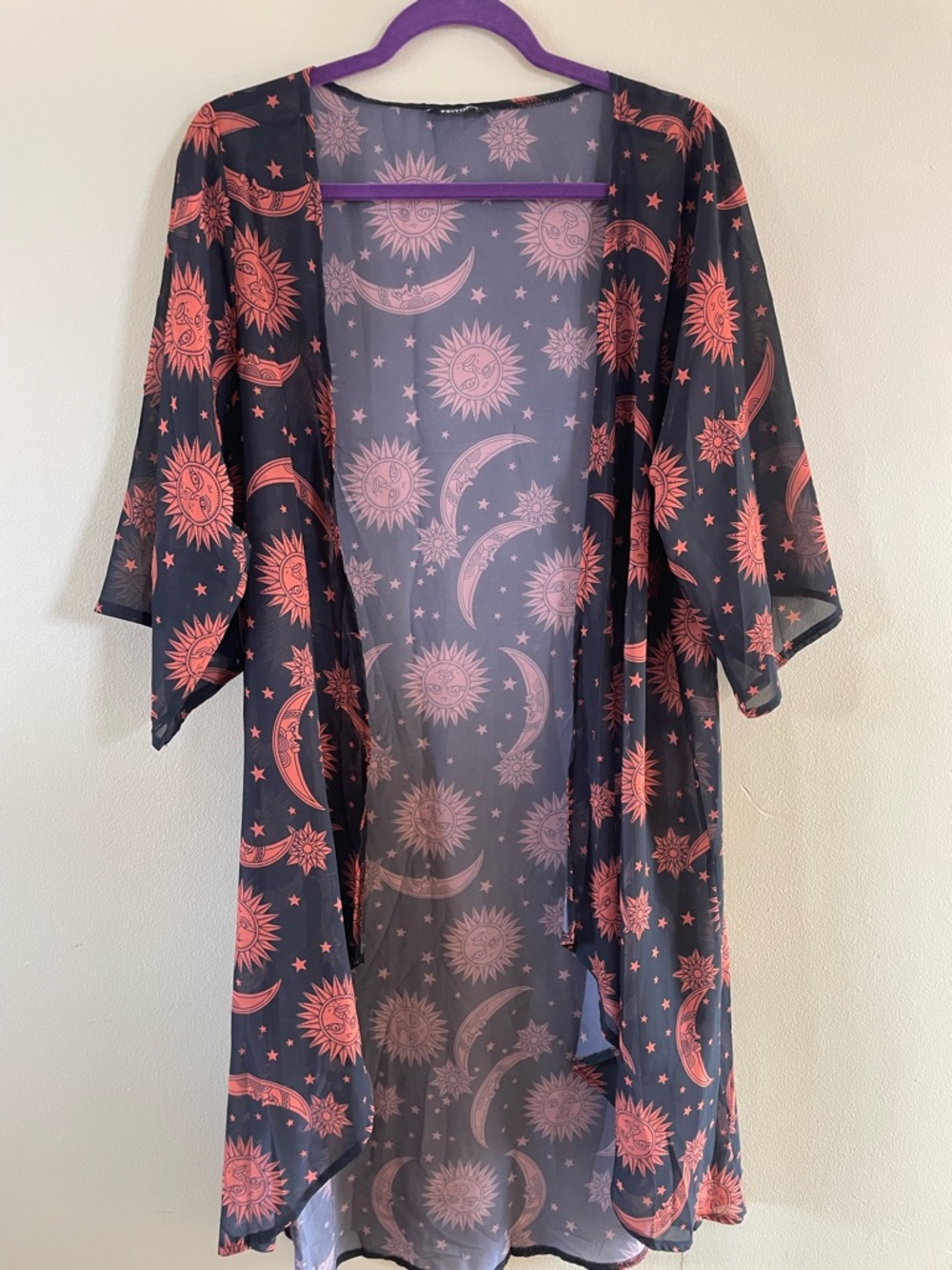 Sun and Moon Celestial Witchy Shawl